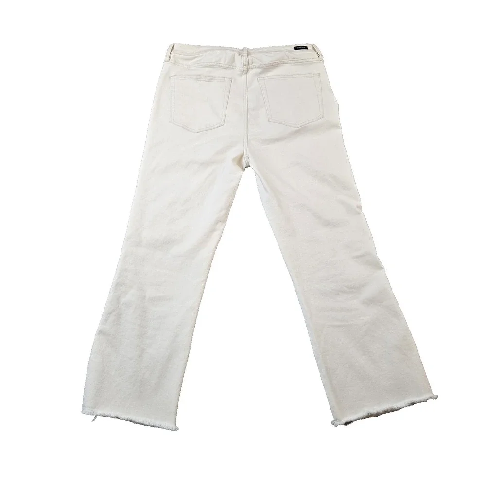 Liverpool Women's Jeans High Rise Crop Flare Color Seaside Dunes 32